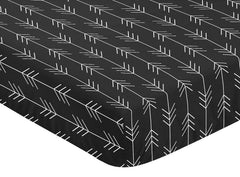 Sweet Jojo Designs fully elastic bottom securing standard crib mattresses