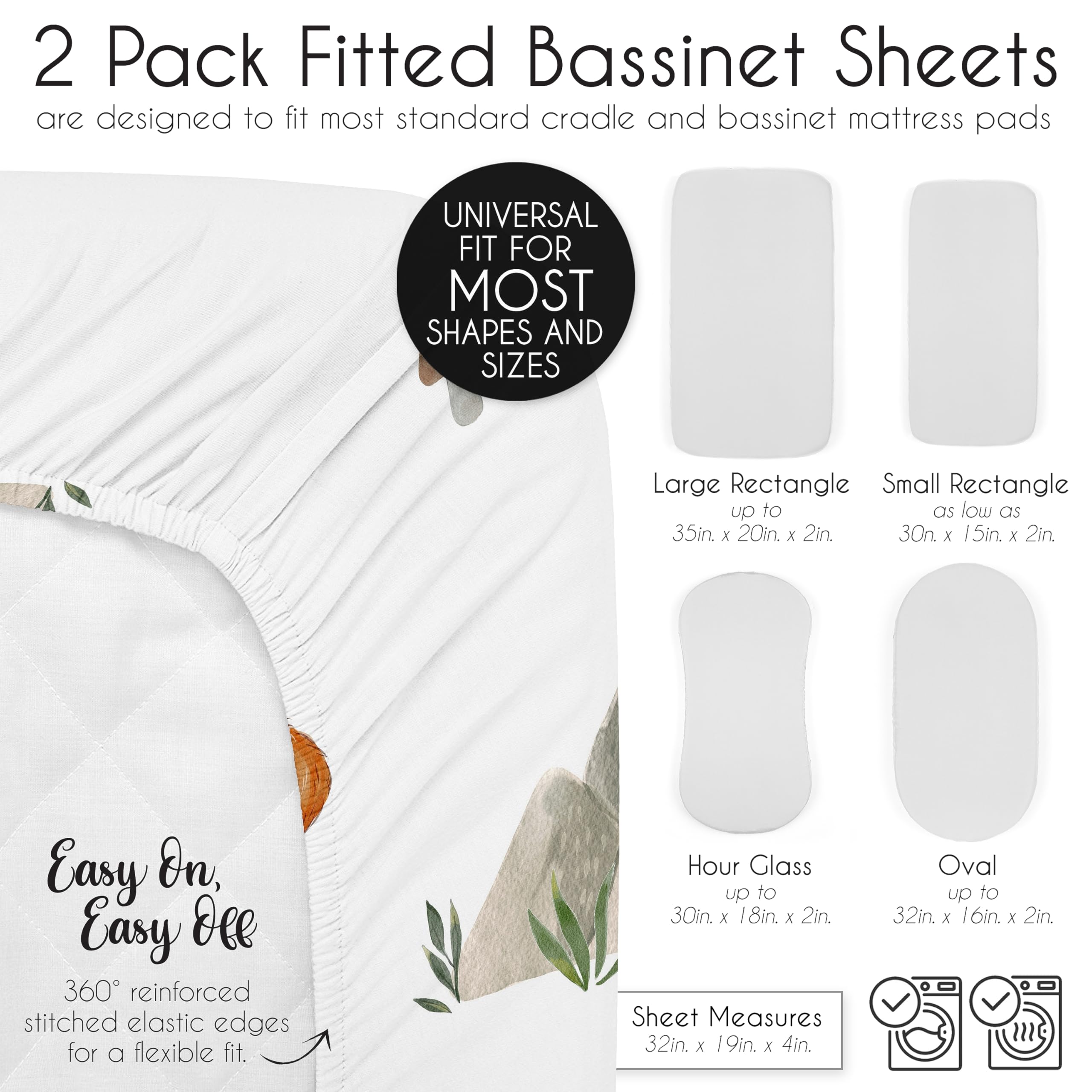 Sweet Jojo Designs gender neutral woodland pattern versatile use