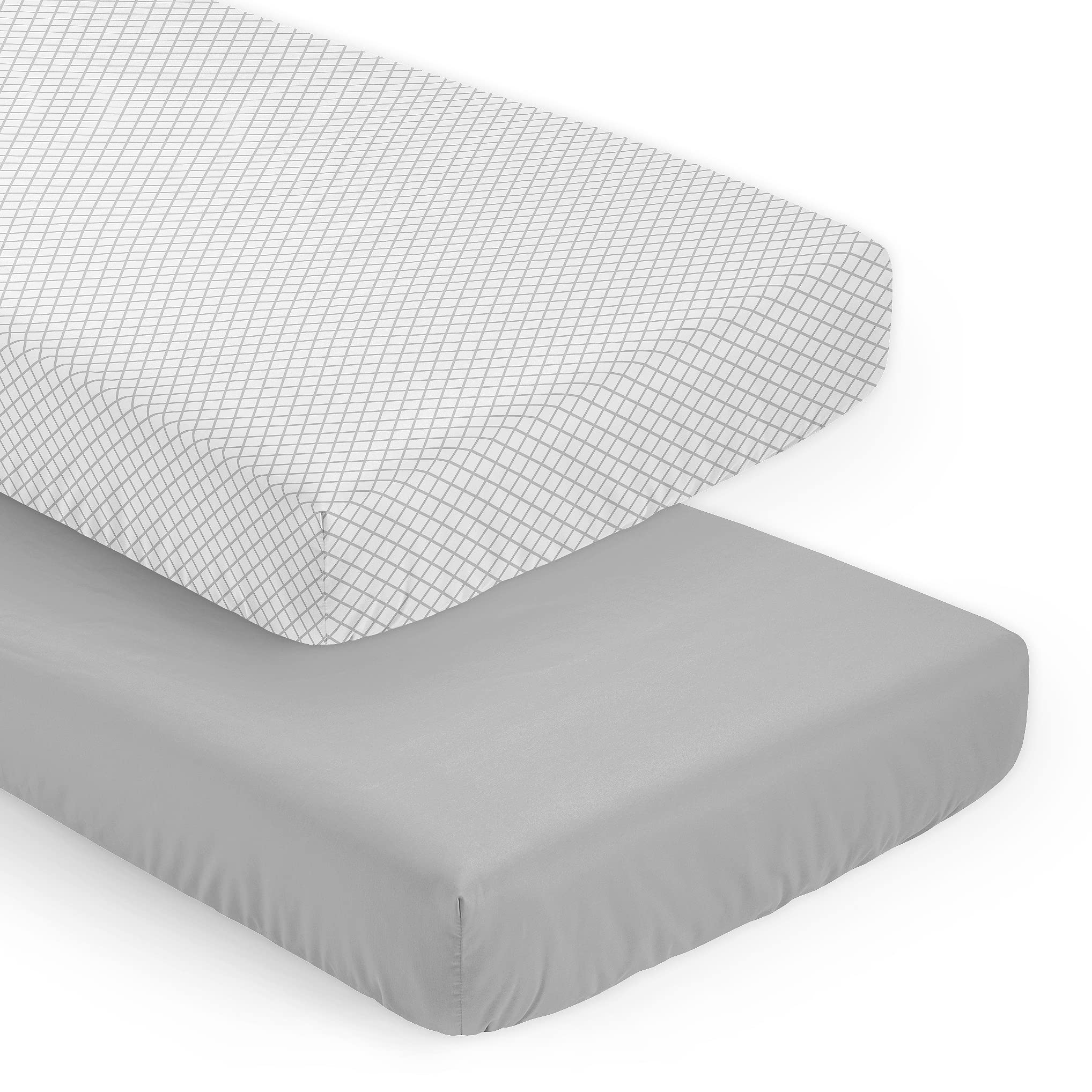 Brushed microfiber fabric offers soft texture and easy washing after messes.