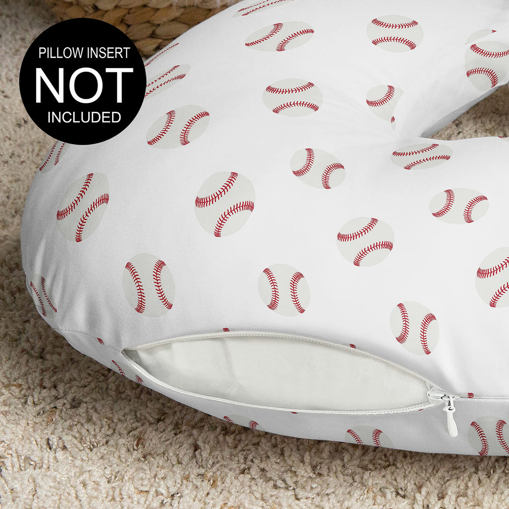 Sweet Jojo Designs jersey-stretch-knit fabric offers soft, flexible feel for comfortable positioning.