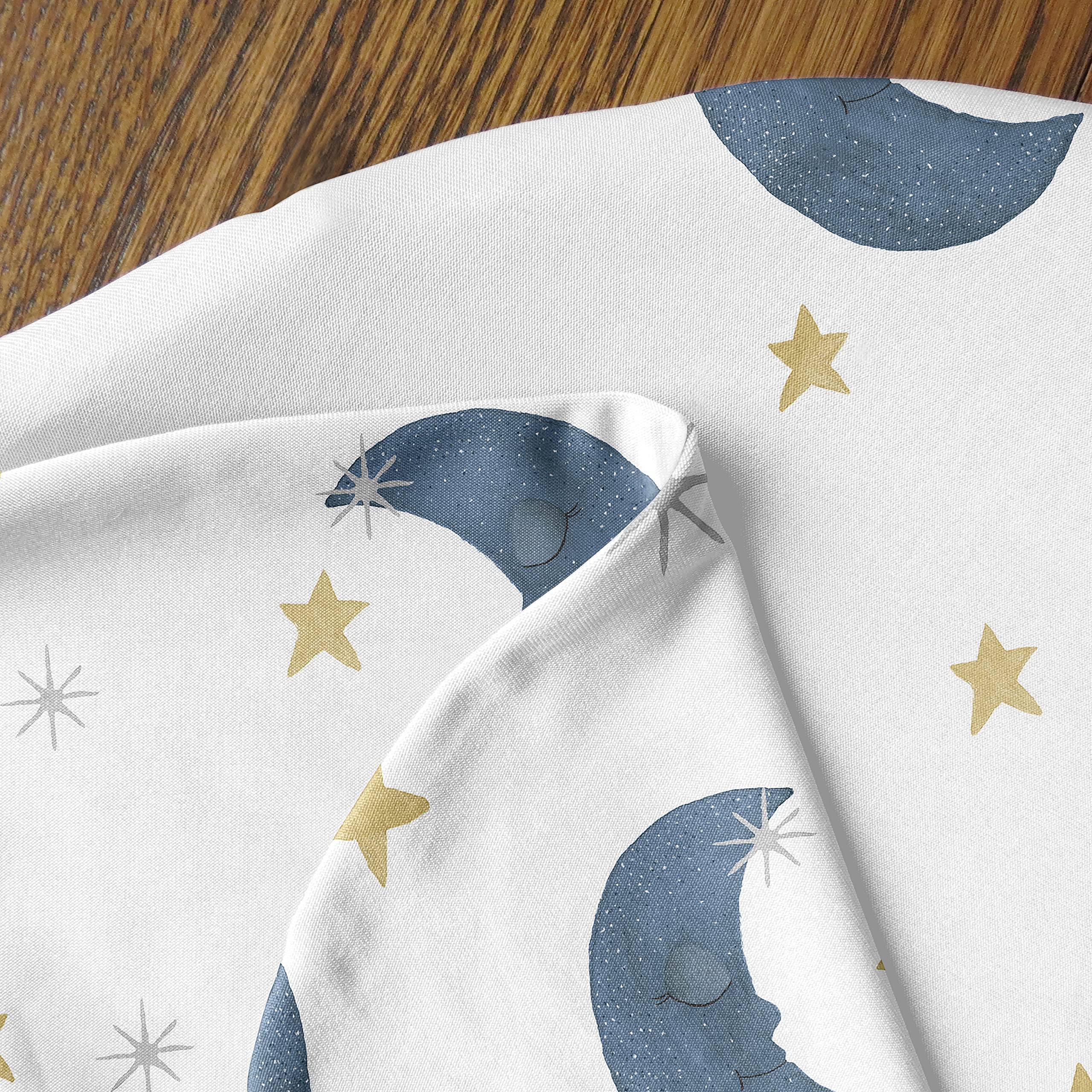 Sweet Jojo Designs machine-washable fabric makes cleanup simple after busy feeding moments.