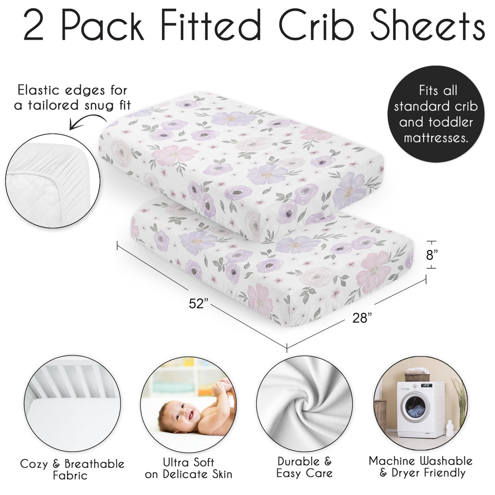 Sweet Jojo Designs machine washable crib sheet easy care for busy parents