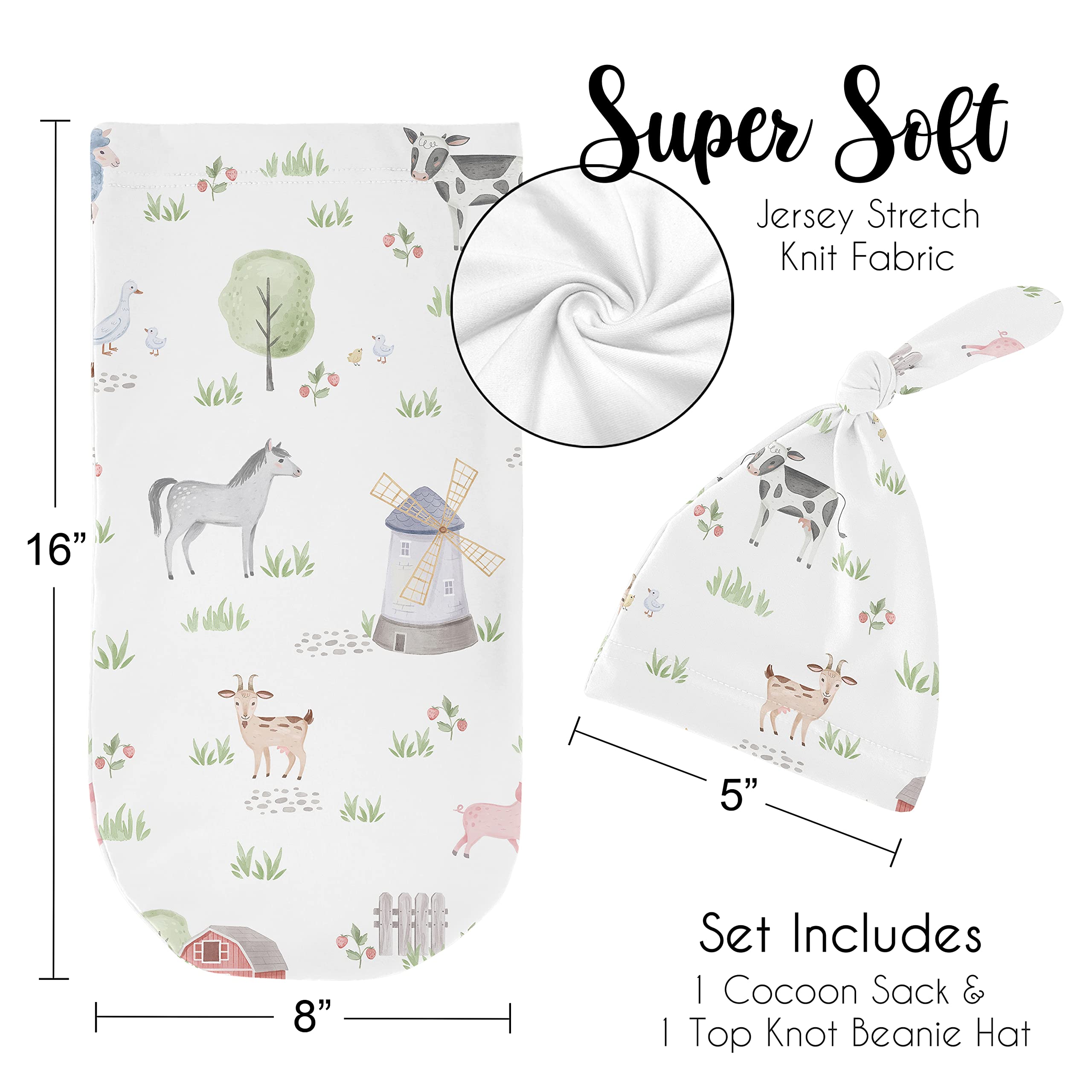 Machine-washable sleep sack by Sweet Jojo Designs for easy care