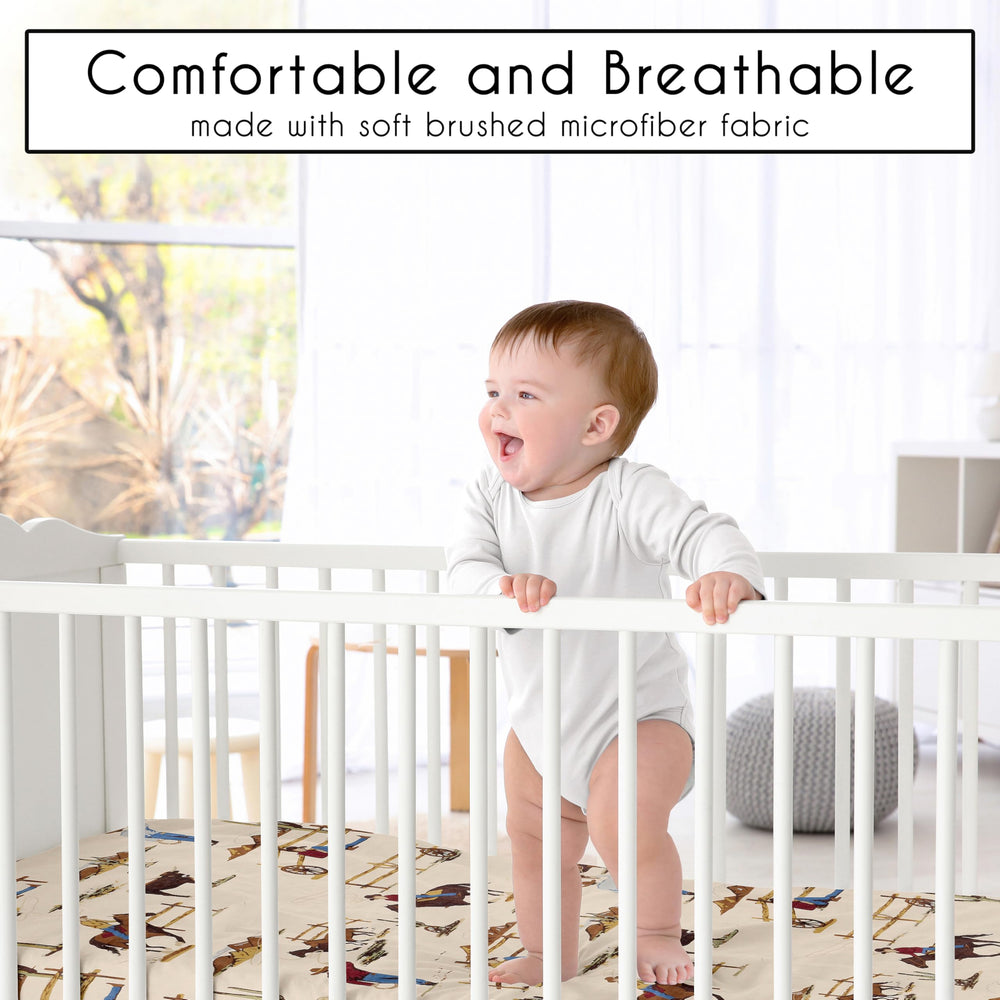 Sweet Jojo Designs US-made nursery sheet supports comfortable sleep routines