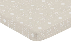 Sweet Jojo Designs brushed microfiber sheet offers soft, durable comfort for baby naps