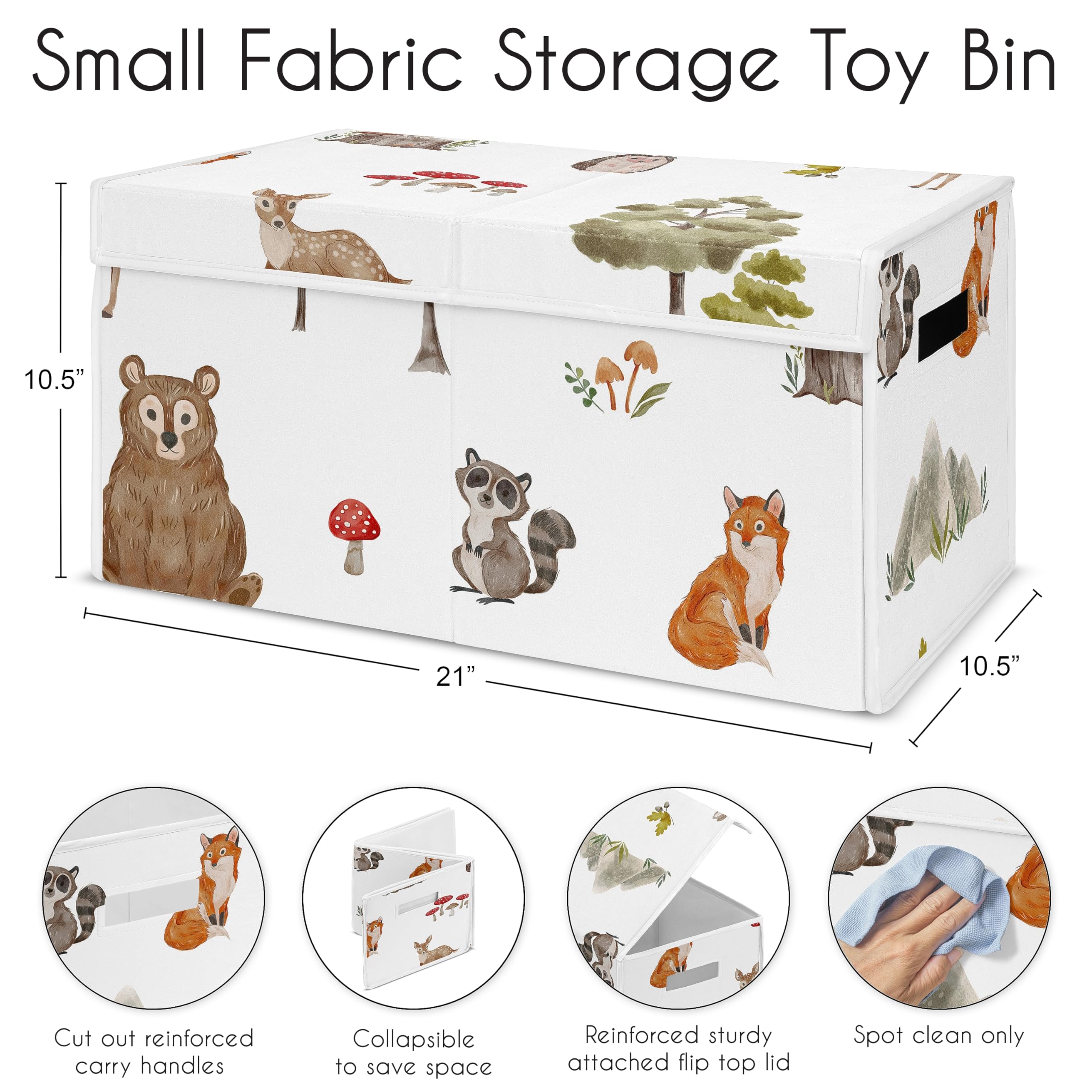 Sweet Jojo Designs nursery storage bin ideal for baby essentials.