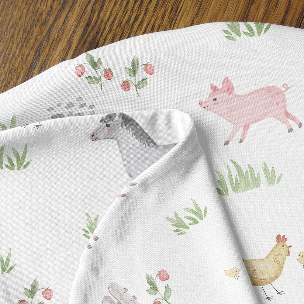 Coordinating nursery bedding and room decor from Sweet Jojo Designs