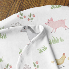 Coordinating nursery bedding and room decor from Sweet Jojo Designs