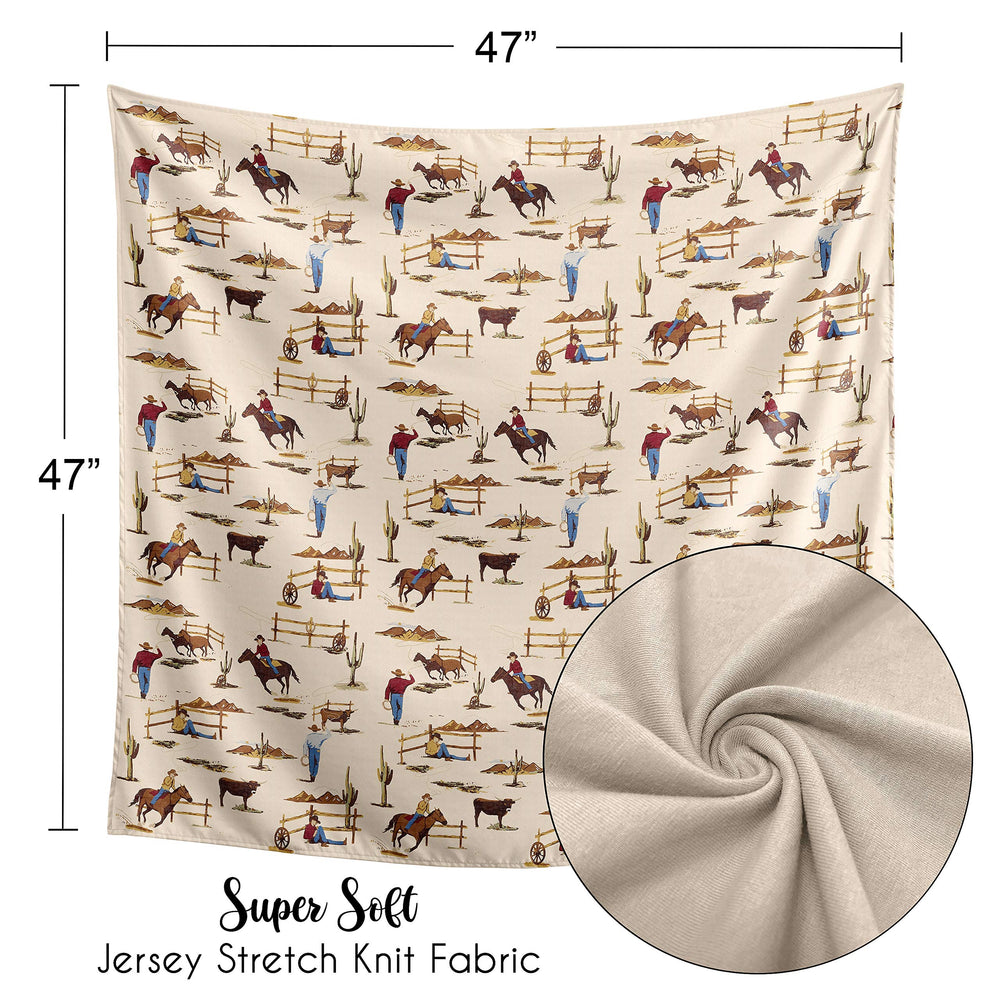 Coordinating nursery decor with Sweet Jojo Designs Wild West bedding
