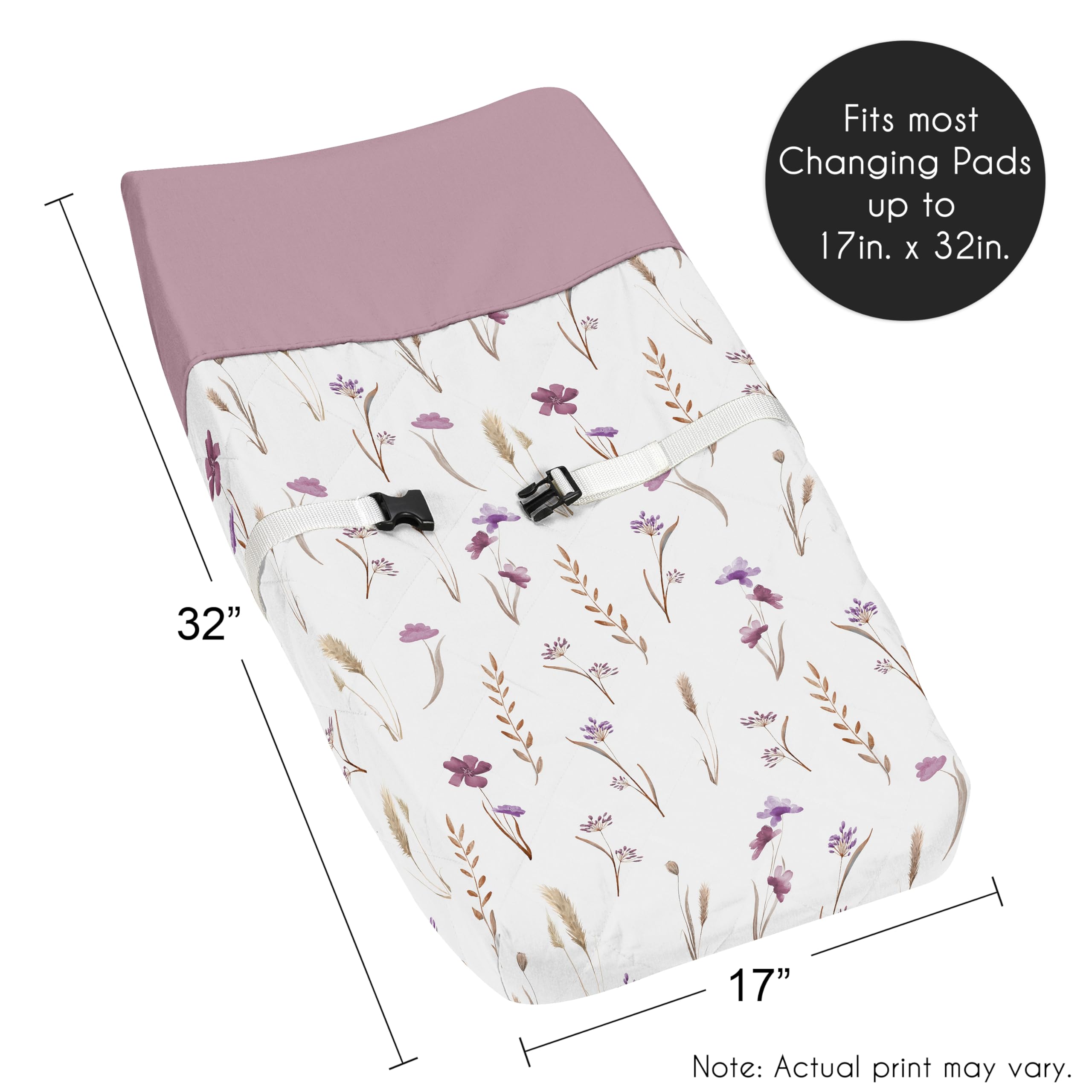 Sweet Jojo Designs coordinating nursery decor cover to complete the look.