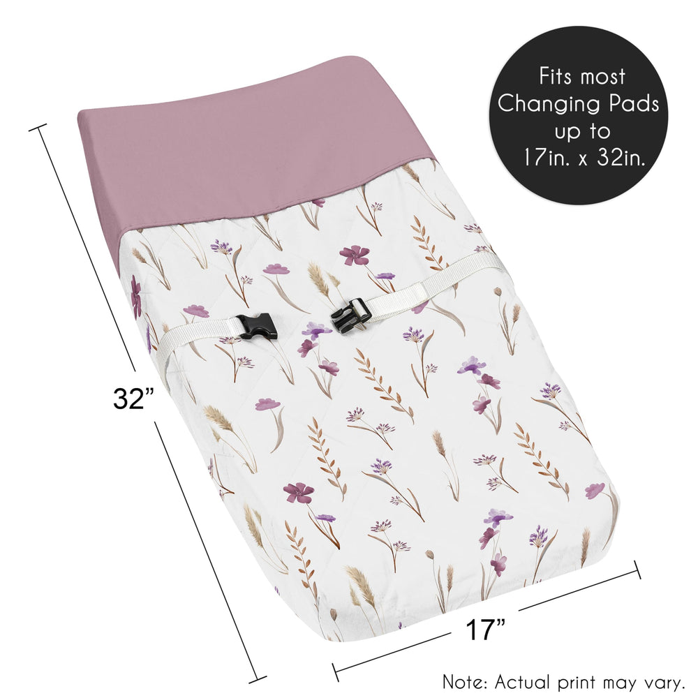 Sweet Jojo Designs coordinating nursery decor cover to complete the look.