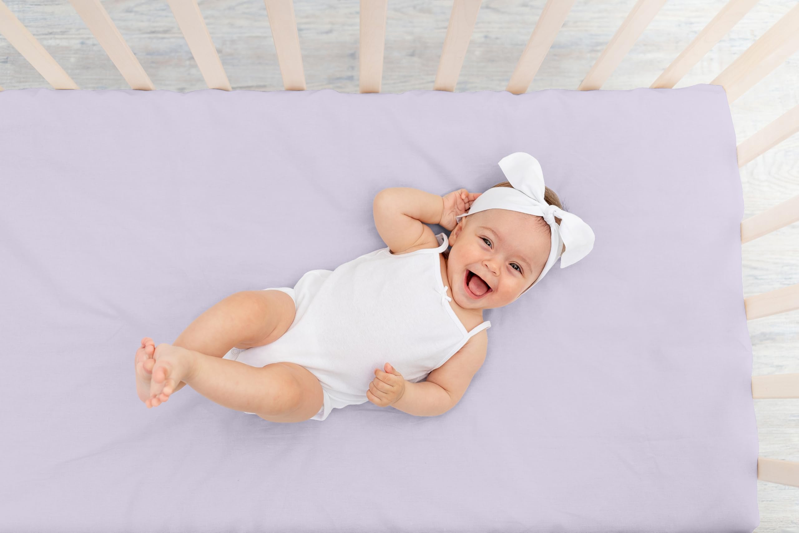 Sweet Jojo Designs coordinates with nursery decor for easy styling