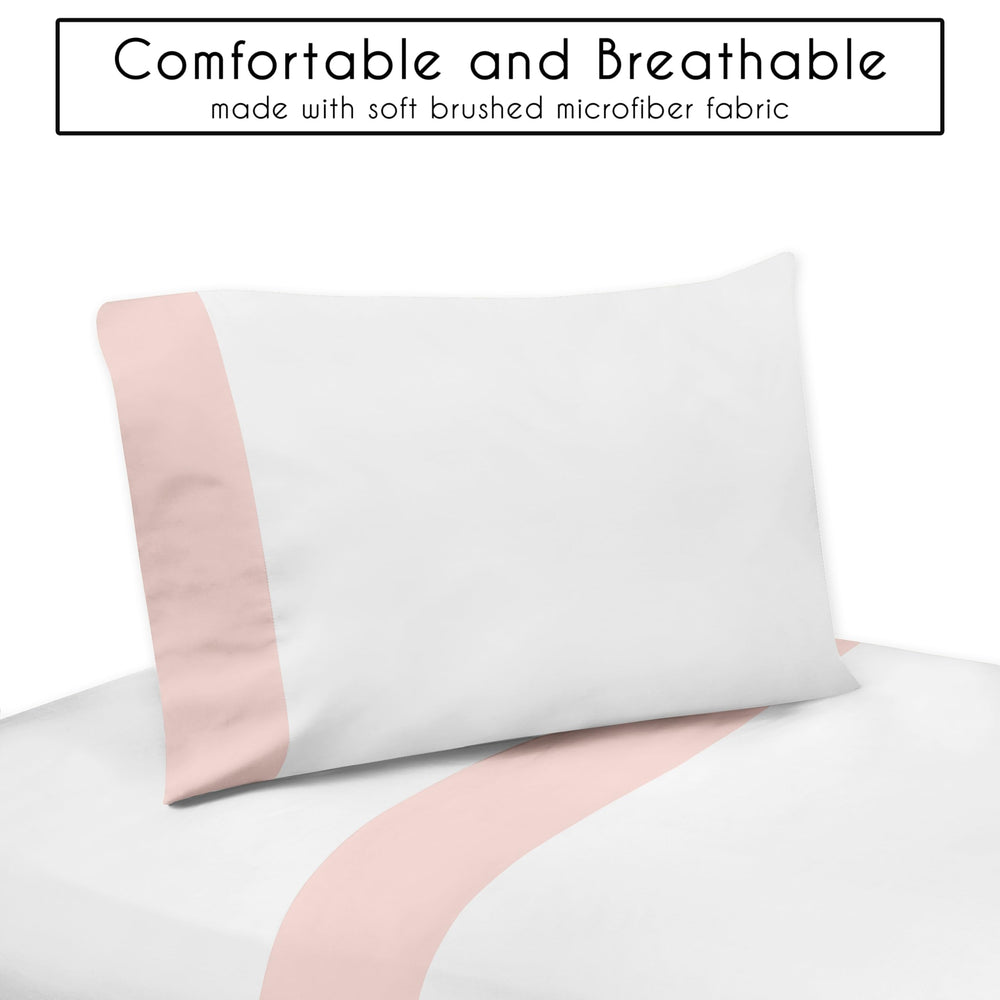 Sweet Jojo Designs pastel butterfly fitted sheet fits toddler mattress