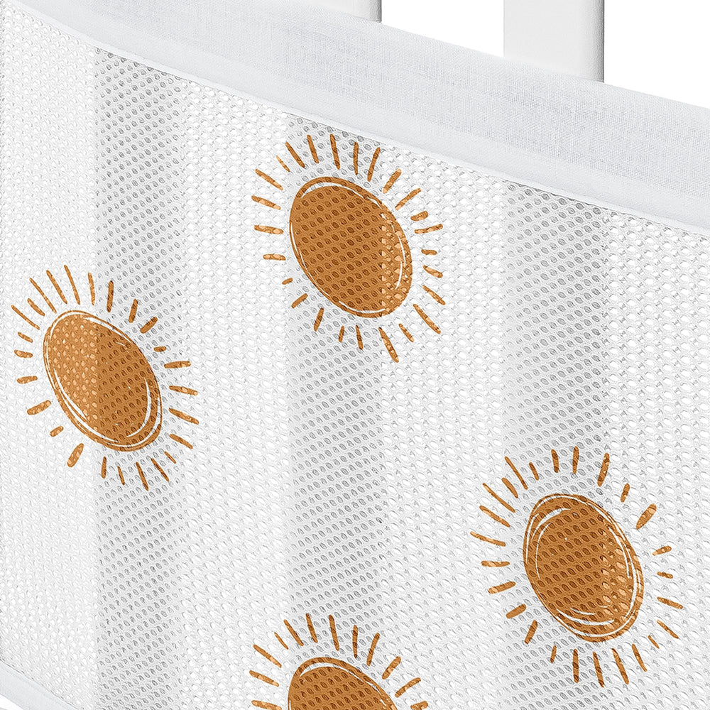 Sweet Jojo Designs reinforced ties and trim for secure installation