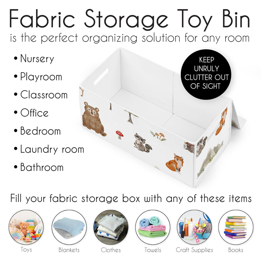 Sweet Jojo Designs versatile storage box adds decor while organizing spaces.