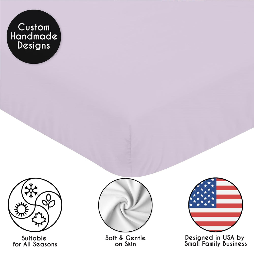 Sweet Jojo Designs safe and durable crib sheet for everyday use