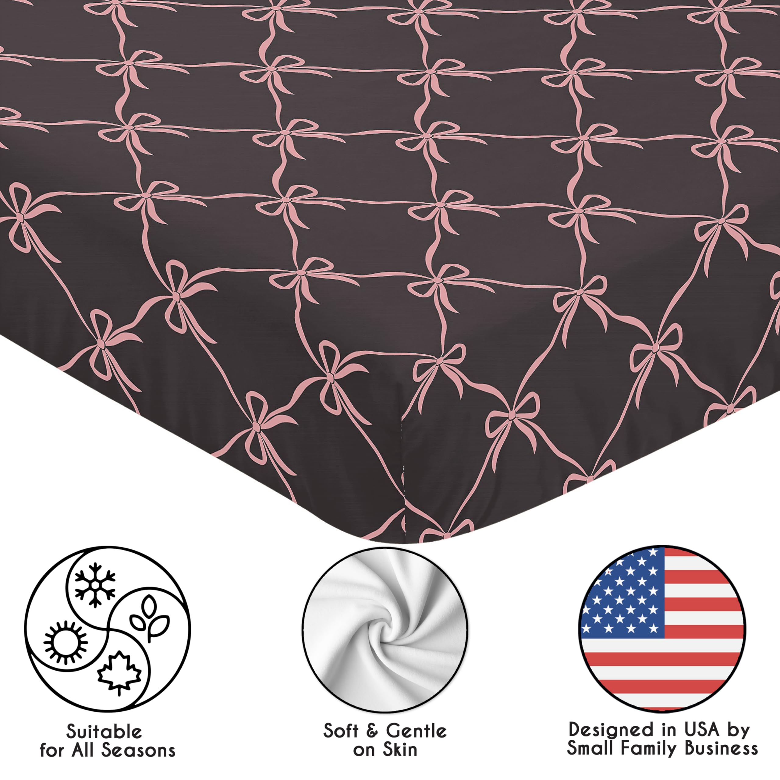 Durable, machine-washable crib sheet built for busy families and repeated use.