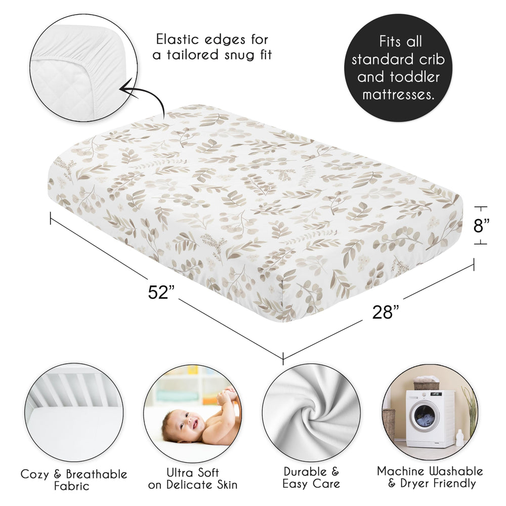 Sweet Jojo Designs brushed microfiber fabric feels gentle on baby’s skin