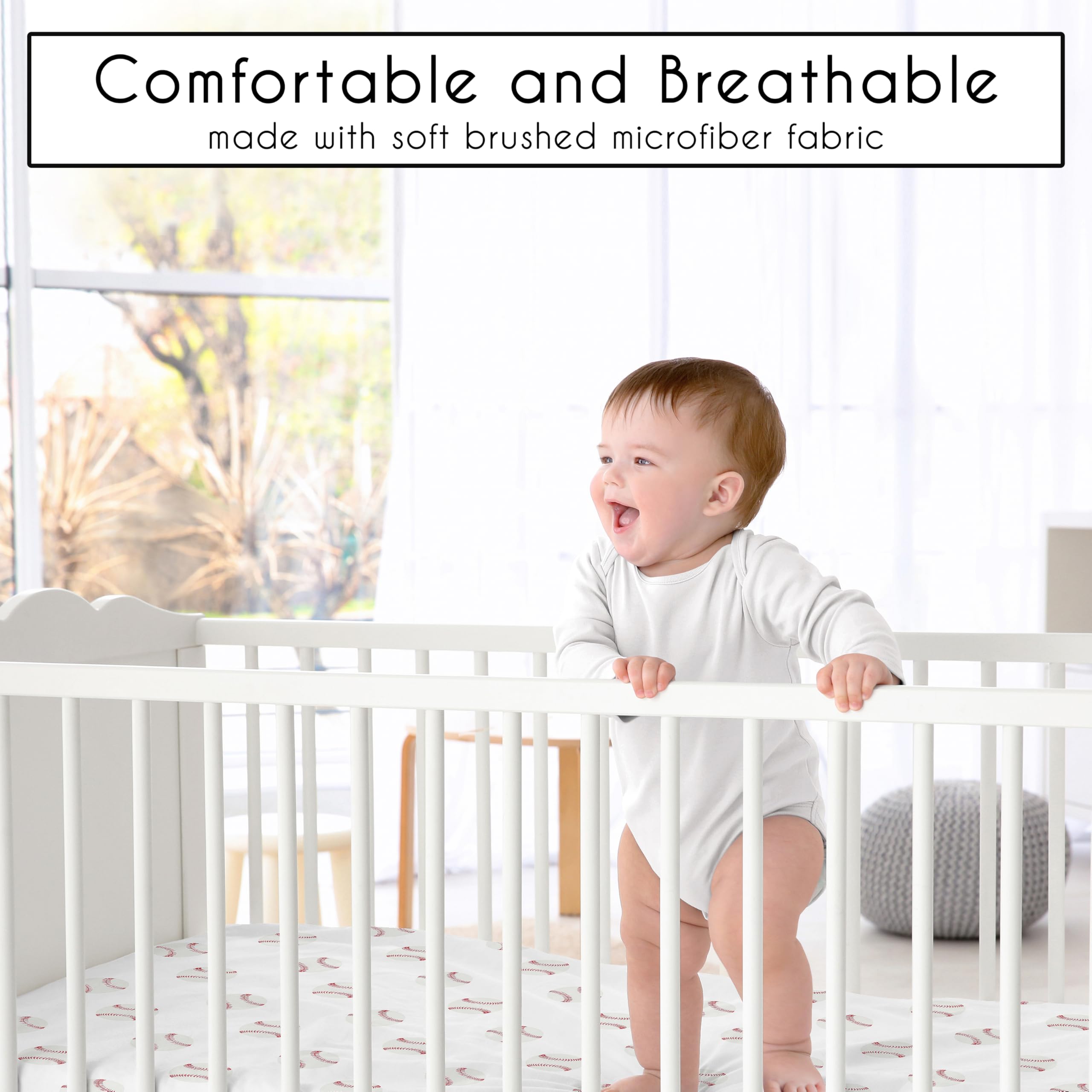 Sweet Jojo Designs soft brushed microfiber sheet for gentle touch