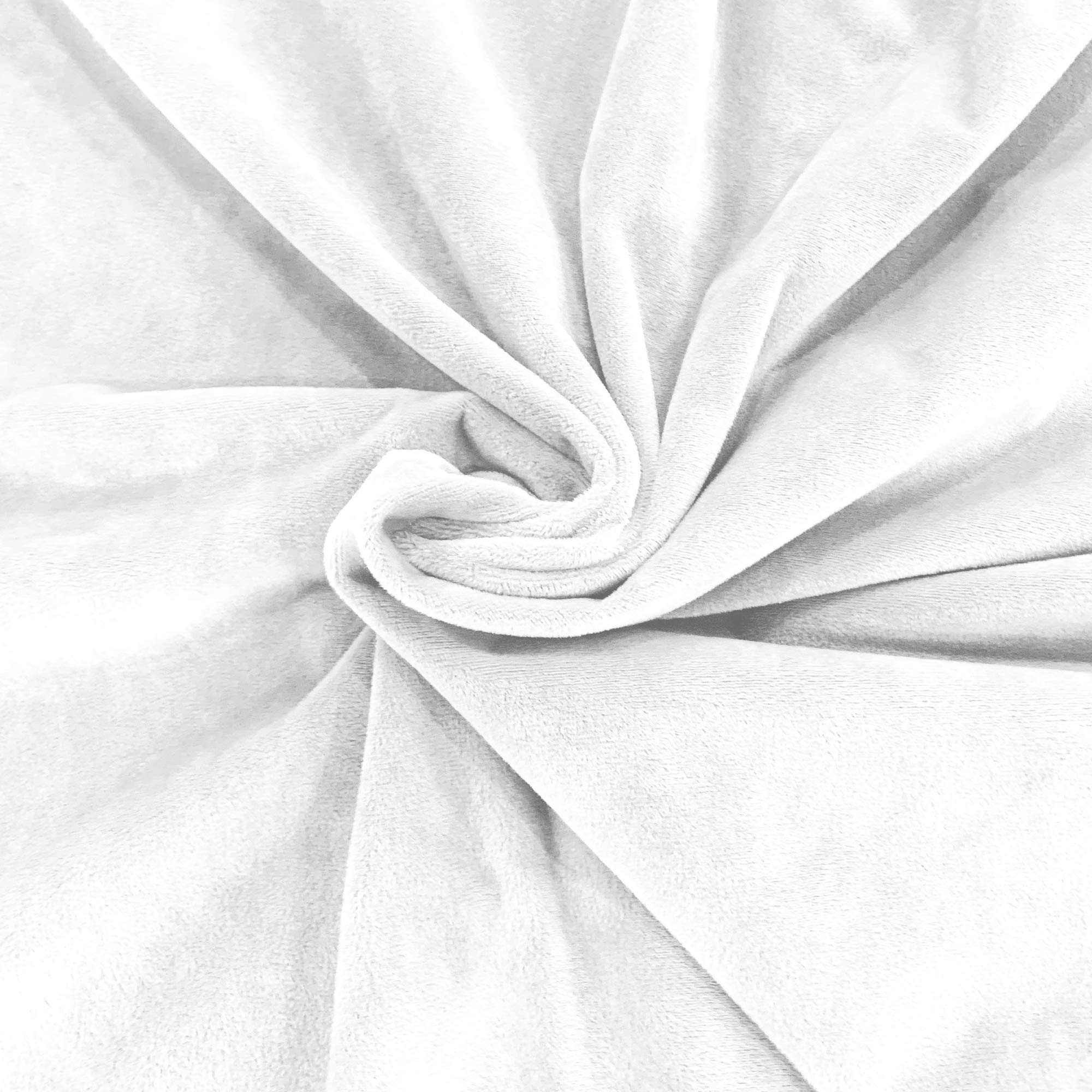 Sweet Jojo Designs soft minky fabric closeup shows gentle texture
