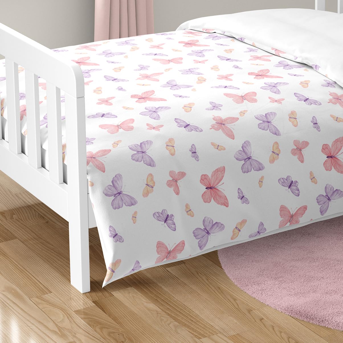 Sweet Jojo Designs watercolor butterfly bed-in-a-bag for room refresh