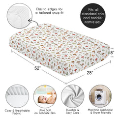 Sweet Jojo Designs printed texture closeup emphasizes durable stitching for long-lasting use