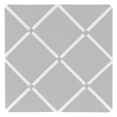 Sweet Jojo solid-grey memory board front with ribbon detail for photo display.