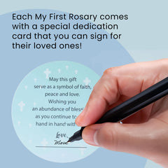 Sweet Treasures Gifts card included adds a personal touch