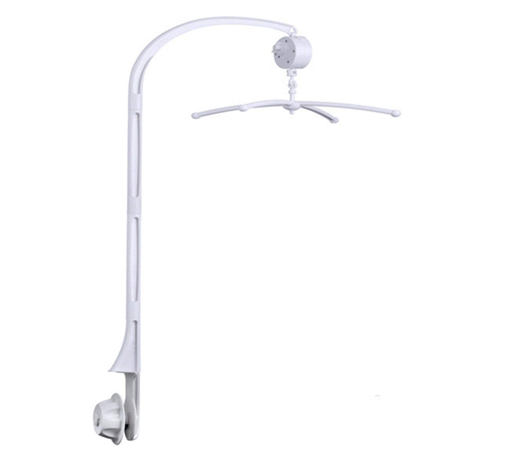 Sweetfamily 34-inch crib mobile stand side view showing sturdy design for easy placement