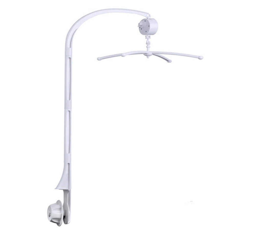 Sweetfamily 34-inch crib mobile stand side view showing sturdy design for easy placement
