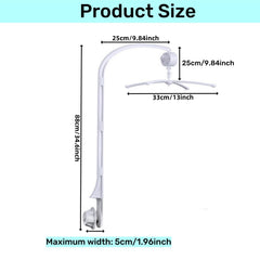 Sweetfamily crib mobile stand with wind-up music box emphasizing battery-free melody