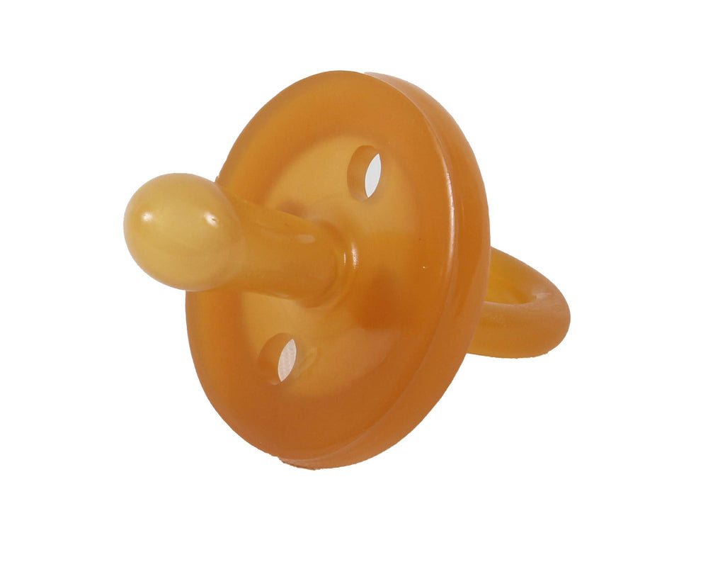Sweetie pacifier care image highlights easy cleaning and hygiene.