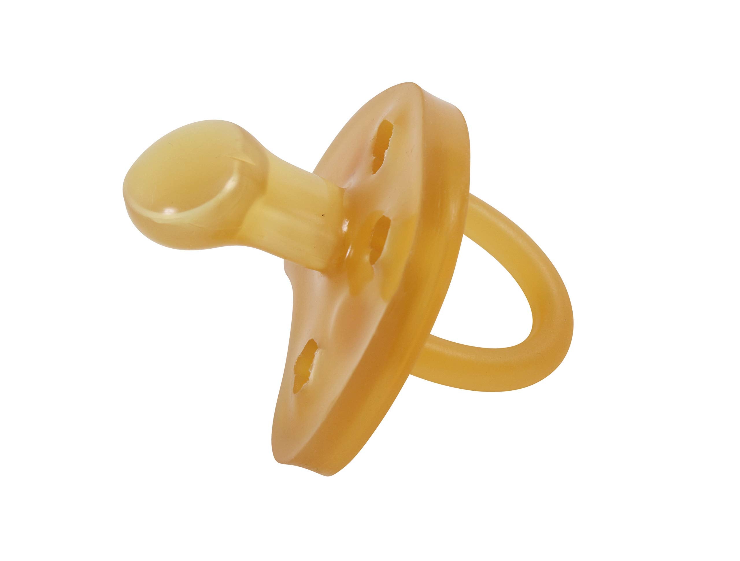 Sweetie packaging and modern design showcased for travel-friendly pacifier.