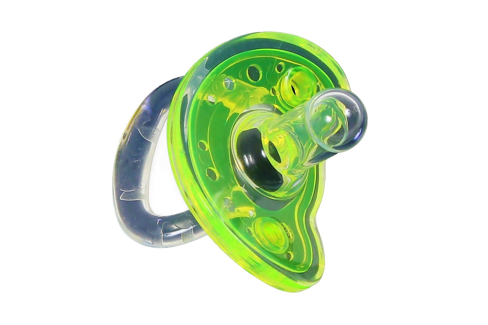 Sweetie pacifier refuser soother with compact handle for easy gripping