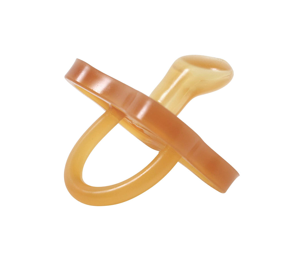 Sweetie soft natural rubber pacifier offers gentle use