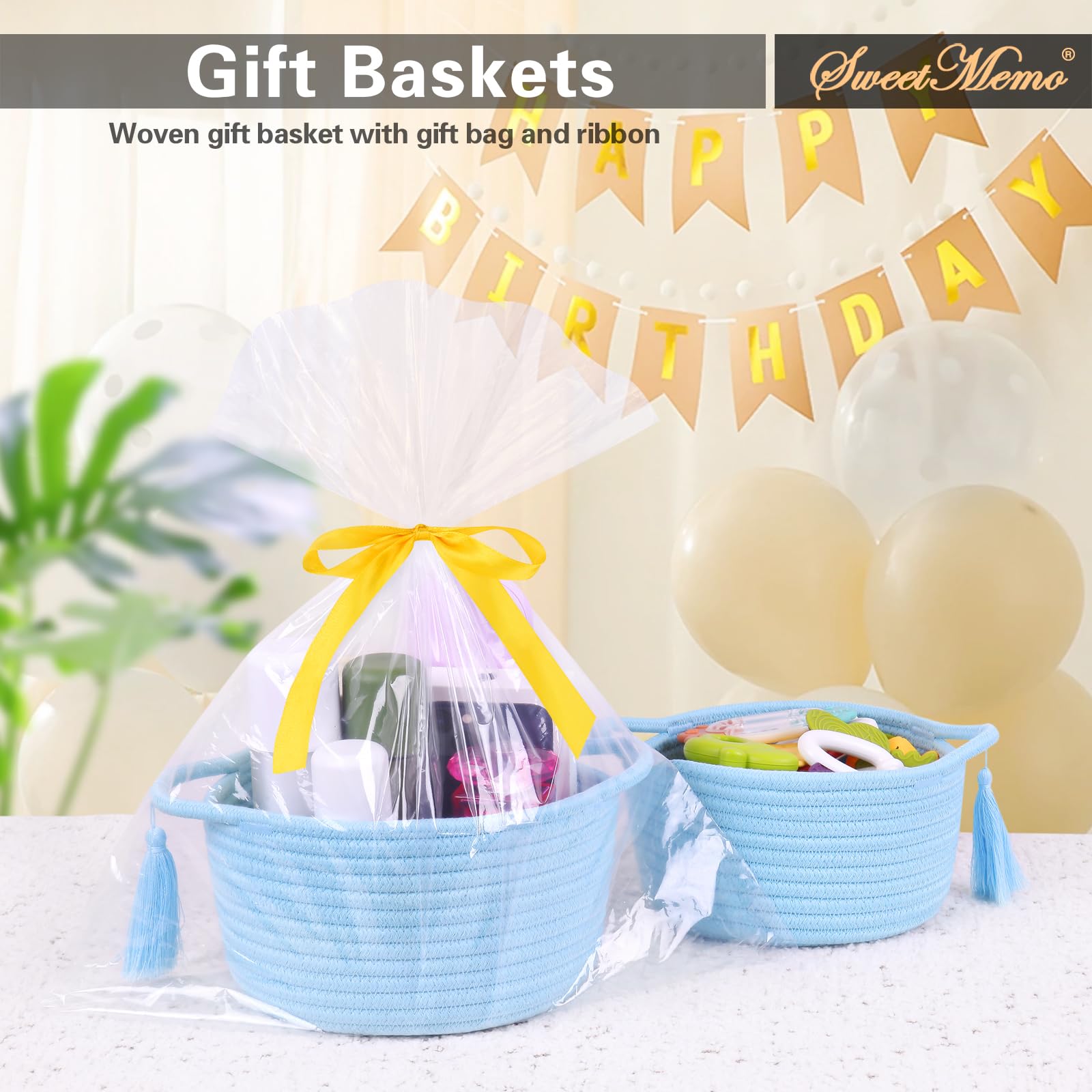 SweetMemo satin ribbon packaging emphasizes gift-ready presentation with elegant finishing touches.