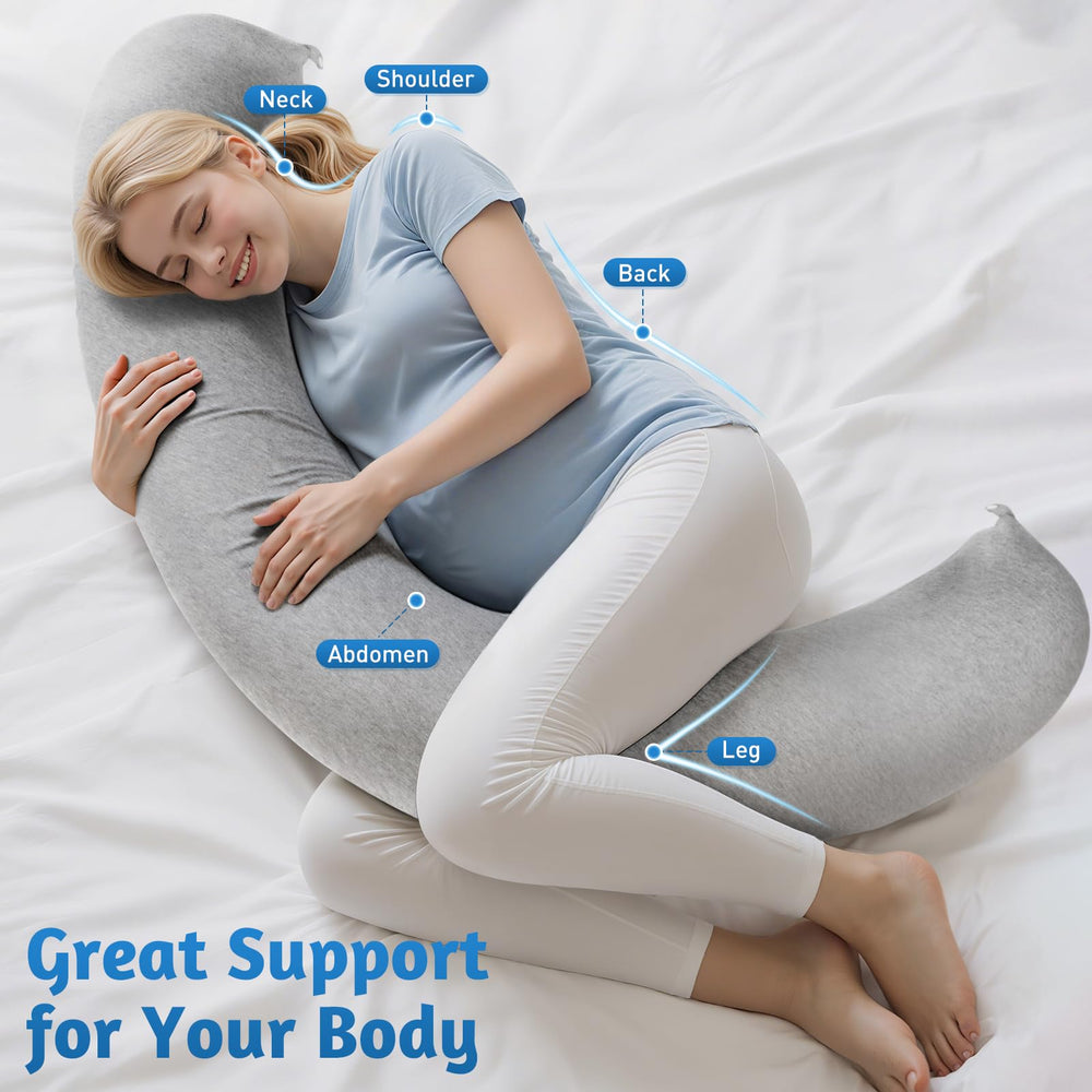 SweetSlubr three sizes maternity pillow for flexible space fit