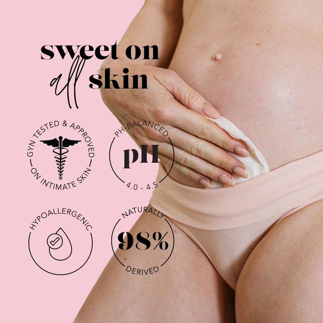 SweetSpot Labs travel-pack wipes—convenient, safe cleansing during a busy day.