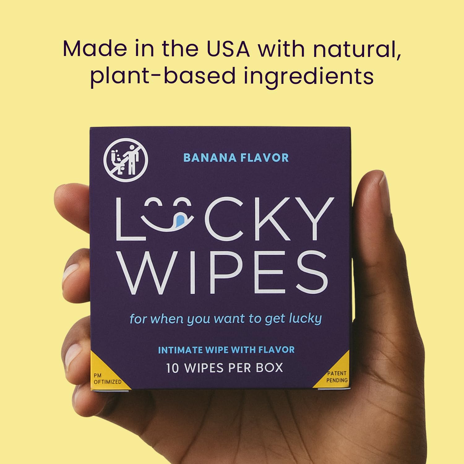 Sweetums Lucky Wipes dermatologist-tested, pH-balanced formula protects the skin.