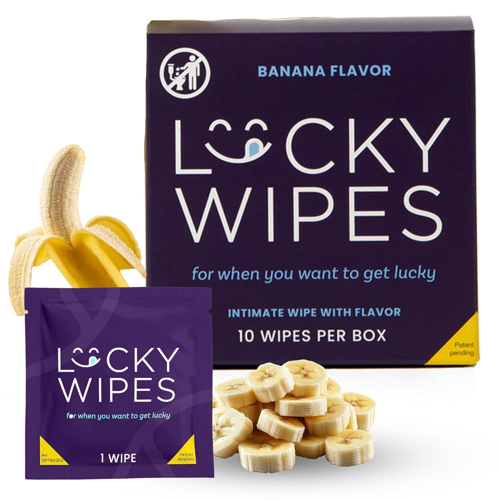 Sweetums Lucky Wipes are individually wrapped for on-the-go freshness.