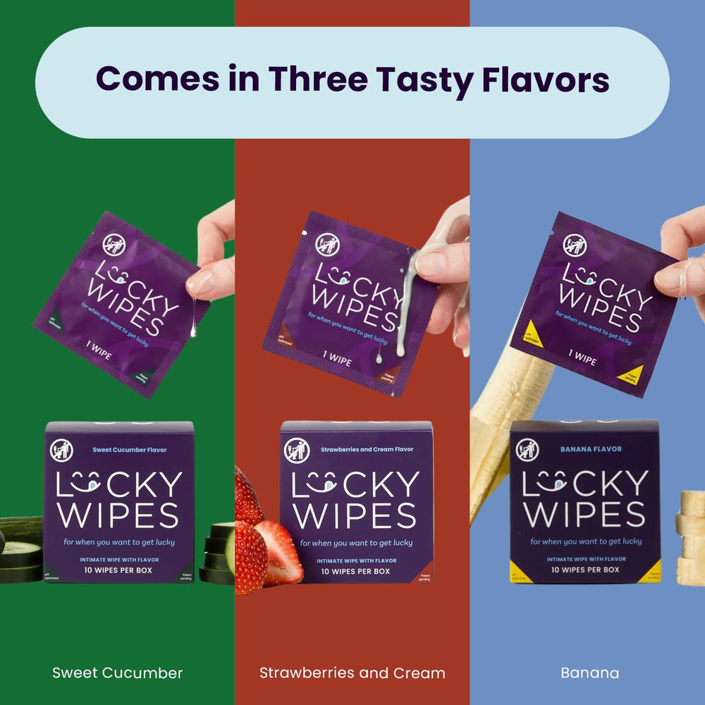 Sweetums Lucky Wipes for men provide a fresh feel during daily activities.