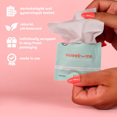 Sweetums plant-fiber wipes showcase sustainable material