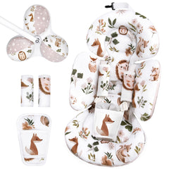 Sweetwavet infant insert shown inside a Mamaroo, highlighting compatibility for a secure fit.