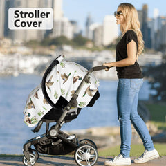 Sweety Baby adjustable Velcro straps fit most car seats and strollers.