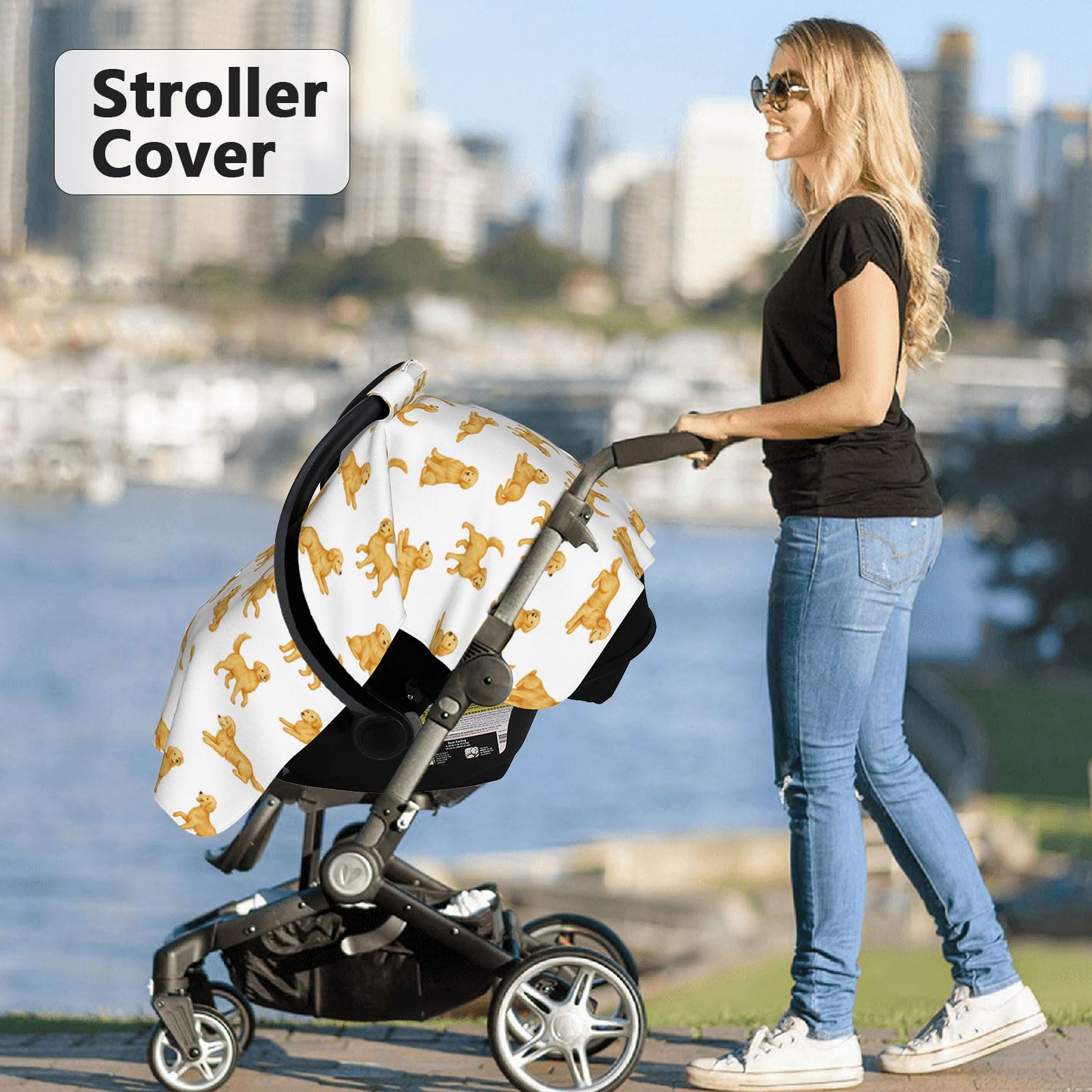 Sweety Baby adjustable velcro fit secures attachment to most seats.