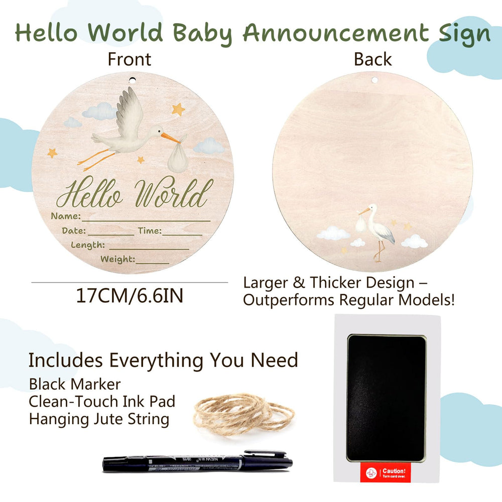 Sweety Baby black marker included for easy personalization.
