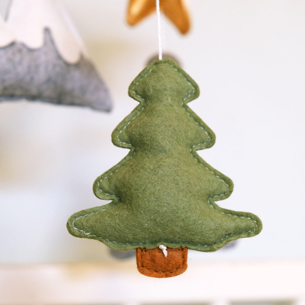 Sweety Baby Handmade Felt Details add texture and warmth to the space.