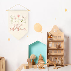 Sweety Baby Little Wildflower canvas showcases rustic charm for boho nurseries