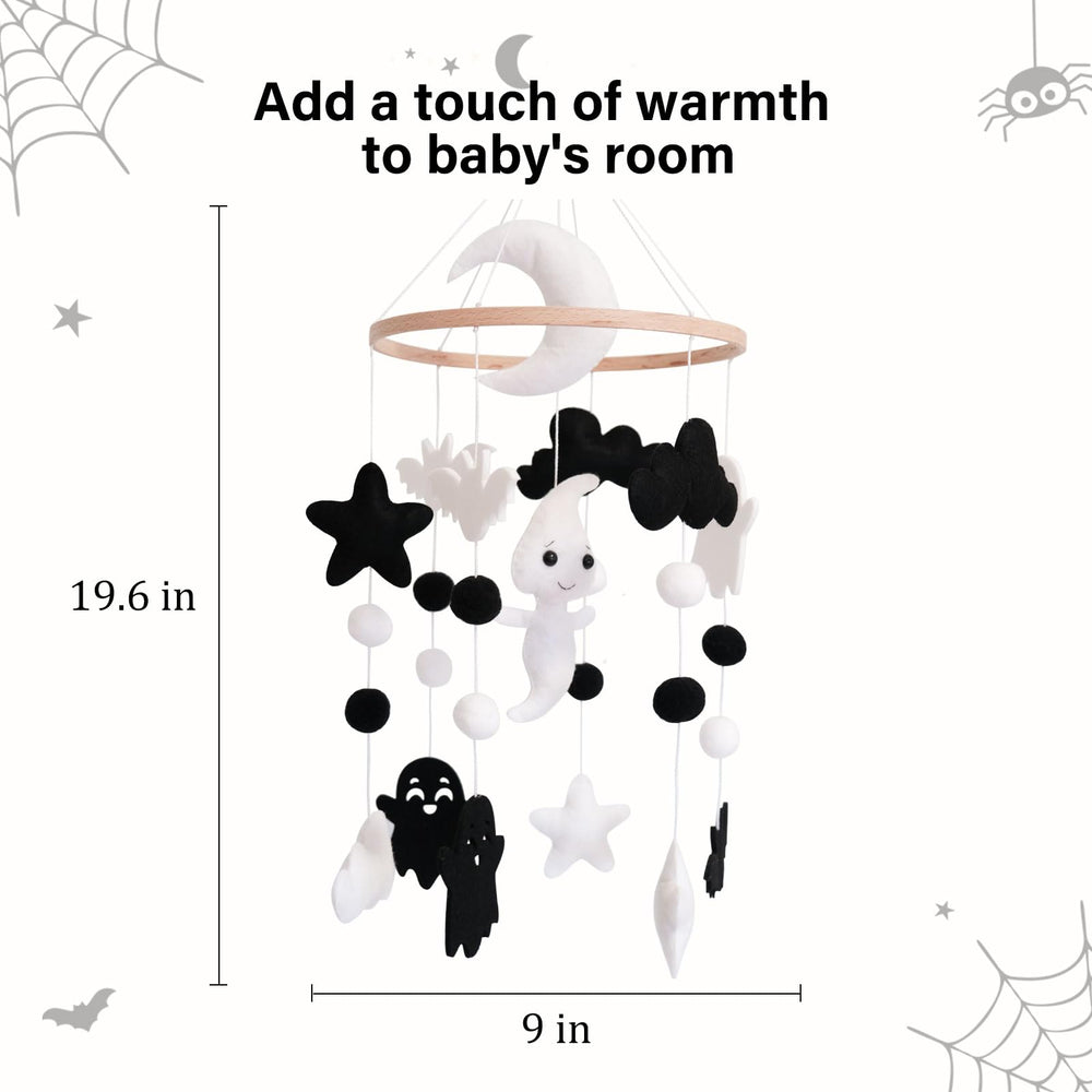 Sweety Baby mobile hanging setup demonstrating simple adjustable placement