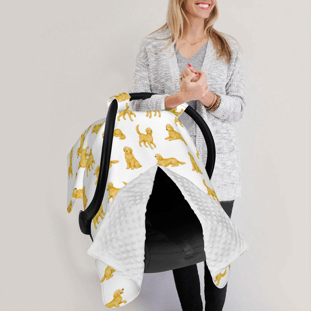 Sweety Baby multi-use cover functions as nursing cover, stroller cover, and blanket.
